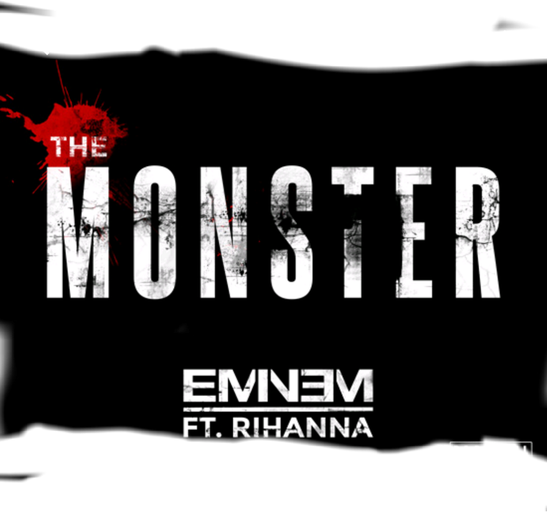 Monster Eminem Ft Rihanna (1074x1024), Png Download