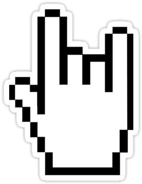 Echo Park Normcore Try Hard - Hand Cursor (375x360), Png Download