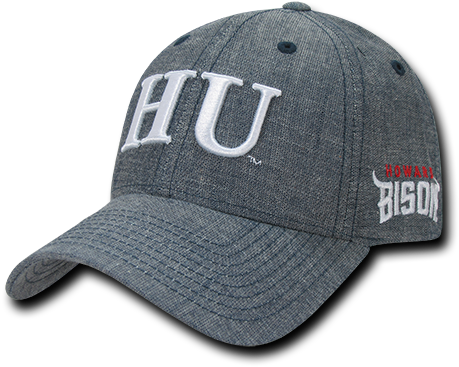 Ncaa Howard University Bison 6 Panel Structured Denim - W Republic Apparel Structured Denim Cap, Style 1011, (500x500), Png Download