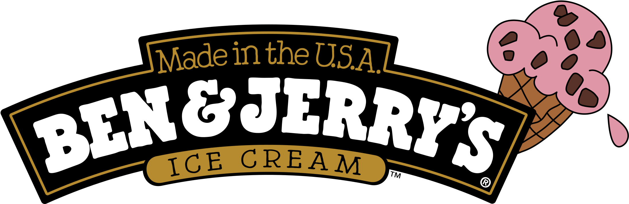Ben & Jerry's Logo Png Transparent - Ben And Jerry's Logo Png (2400x2400), Png Download