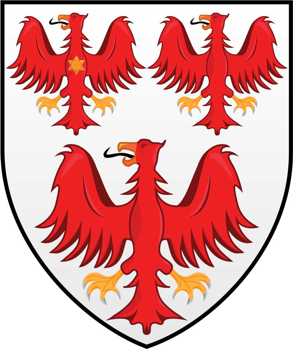The Boar's Head At Oxford - Queen's College Oxford Crest (1000x1258), Png Download