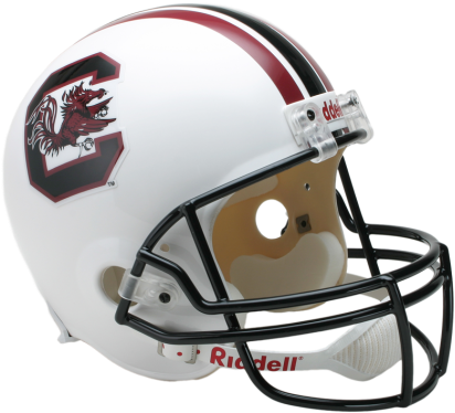 South Carolina Fighting Gamecocks Ncaa Replica Full - University Of Wyoming Football Helmet (475x429), Png Download