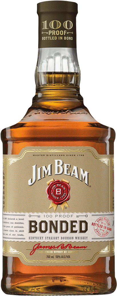 Jim Beam Bonded 100 Proof - Jim Beam Bonded (750x1050), Png Download