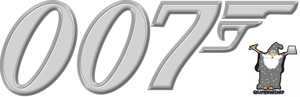 James Bond 007 Logo - James Bond 007 Logo Png (1000x324), Png Download
