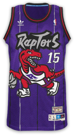 Toronto Raptors - Vince Carter Raptors Jersey (300x450), Png Download