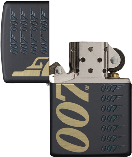 Zippo Eagle Flag Brushed Chrome Windproof Lighter (600x600), Png Download