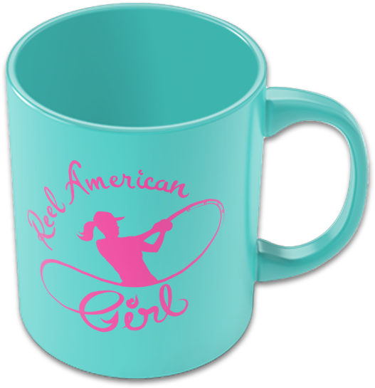 Home / Shop / Mugs / Reel American Girl Logo Mug - Mug (850x567), Png Download