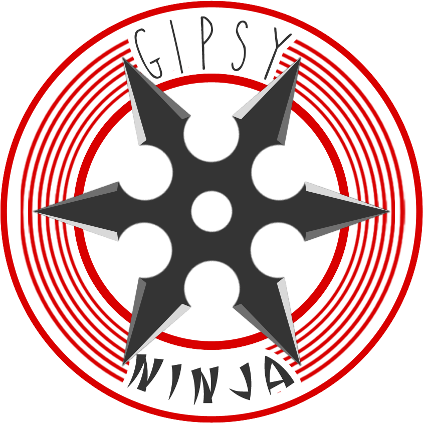 Gipsy Ninja Logo Pt Site - Living Room (1200x1200), Png Download