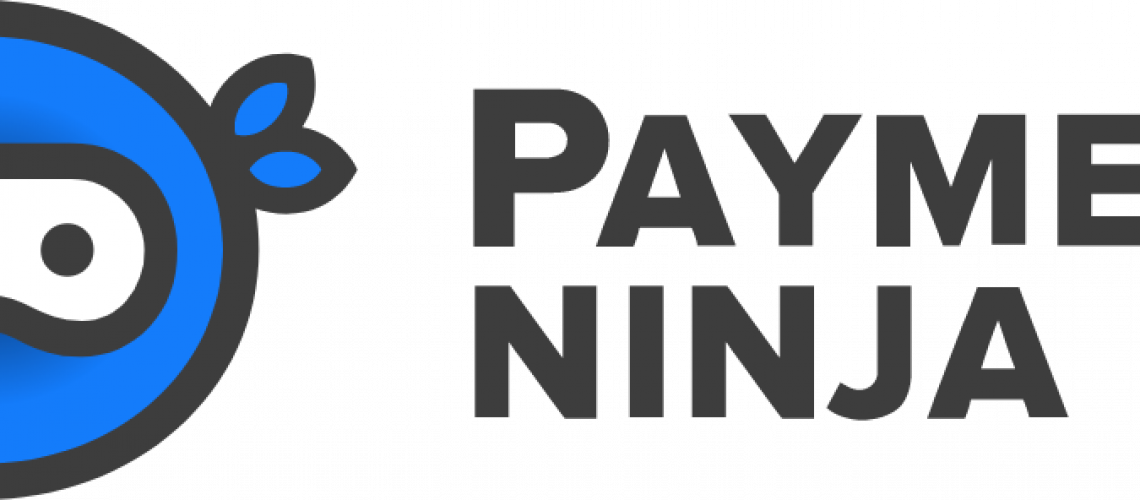 Ninja Logo Blue - Payment Ninja (1140x500), Png Download