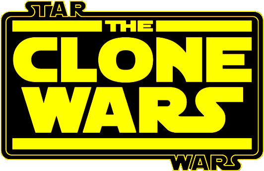 Star Wars The Clone Wars Logo (598x411), Png Download