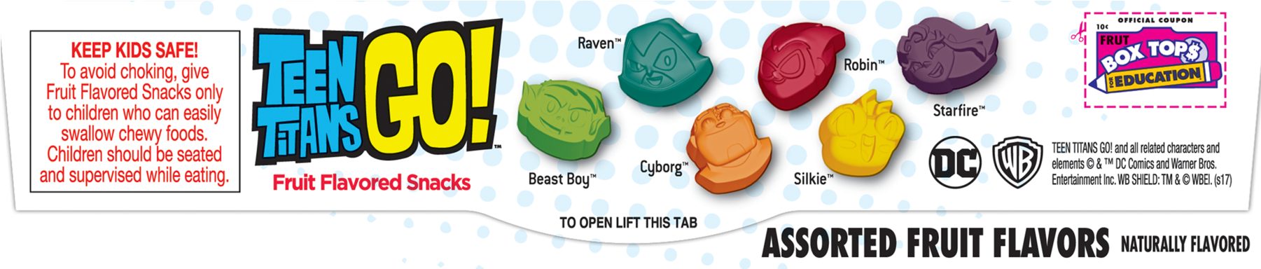 Betty Crocker Teen Titans Go Fruit Flavored Snacks, - Teen Titans Go Fruit Snacks (1800x1800), Png Download