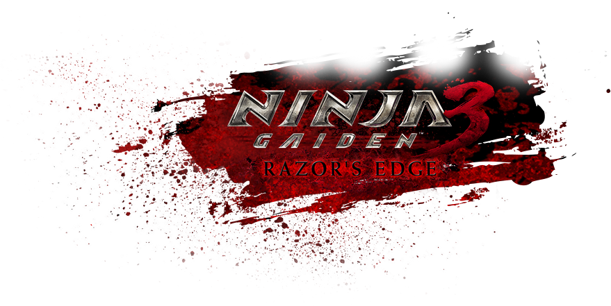 Ninja Gaiden - Ninja Gaiden 3 Razor's Edge Logo (879x441), Png Download