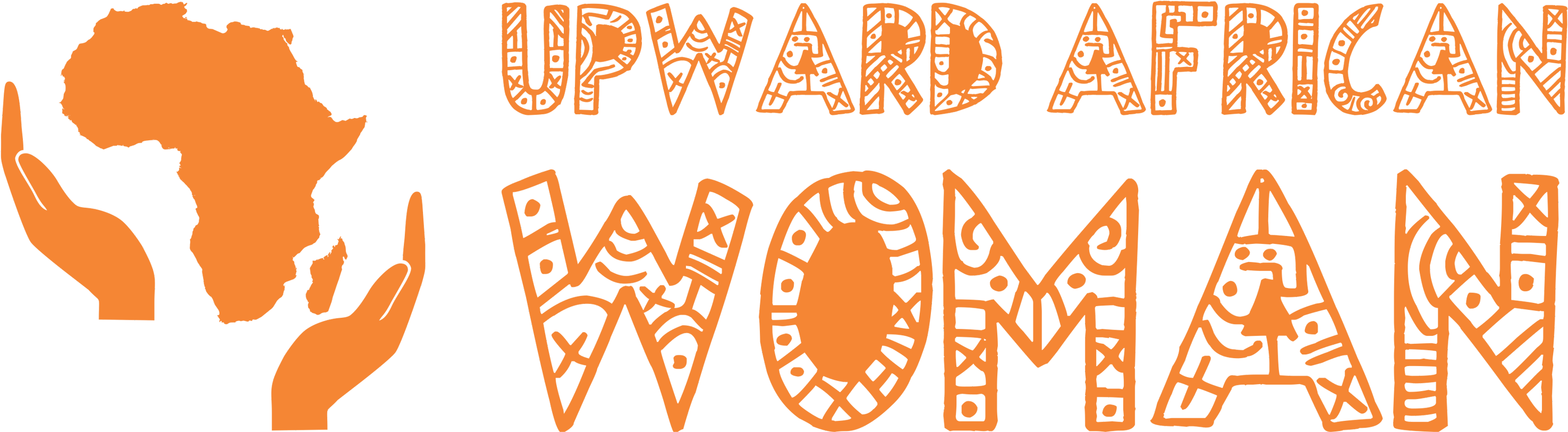 Upward African Woman (3373x929), Png Download