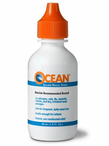 Buy Ocean Mist Saline Nasal Spray, 45 Ml Online Used - Ocean Nasal Spray (500x500), Png Download