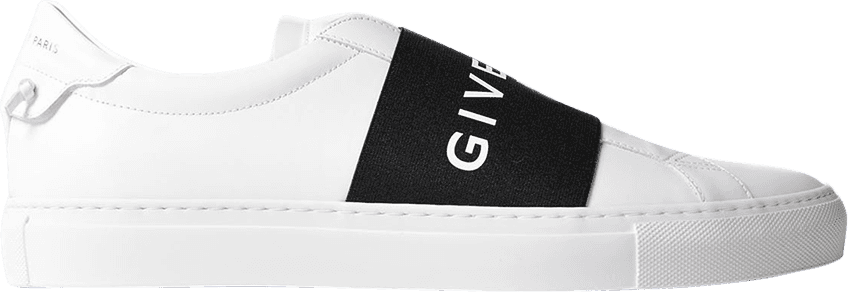 Givenchy Strap Leather 'white' - Skate Shoe (848x293), Png Download