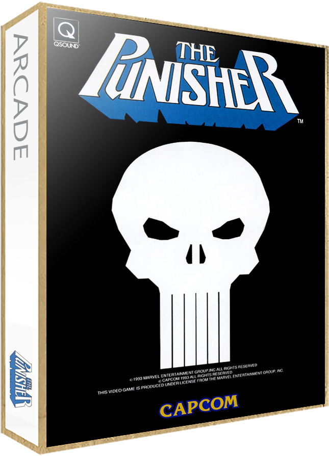 The Punisher - Punisher Arcade Box Art (665x907), Png Download