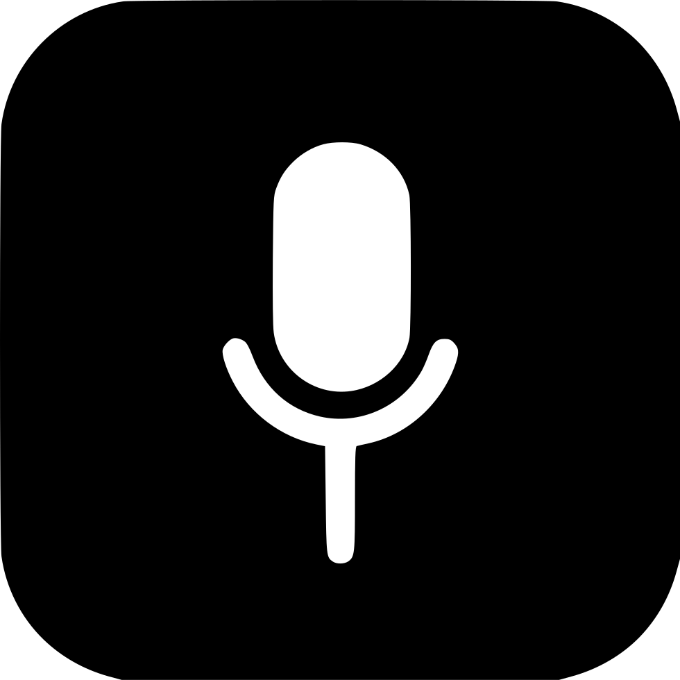 Mic Record Recoder Voice Sound Microphone Speak Comments - Beauty Icon White Png (980x980), Png Download