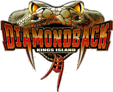 Kings Island Kings Island, Water Parks, Roller Coasters, - Diamondback Kings Island Logo (500x416), Png Download