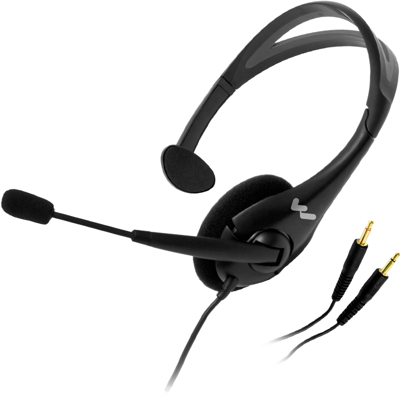 Product Highlights - Headset With 2 Plugs (1200x1000), Png Download