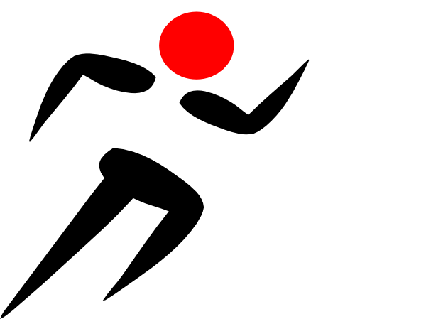 How To Set Use Running Man Clipart - Running Man Stylized (600x449), Png Download