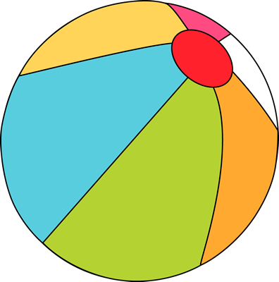 Beach Ball - Beach (396x400), Png Download