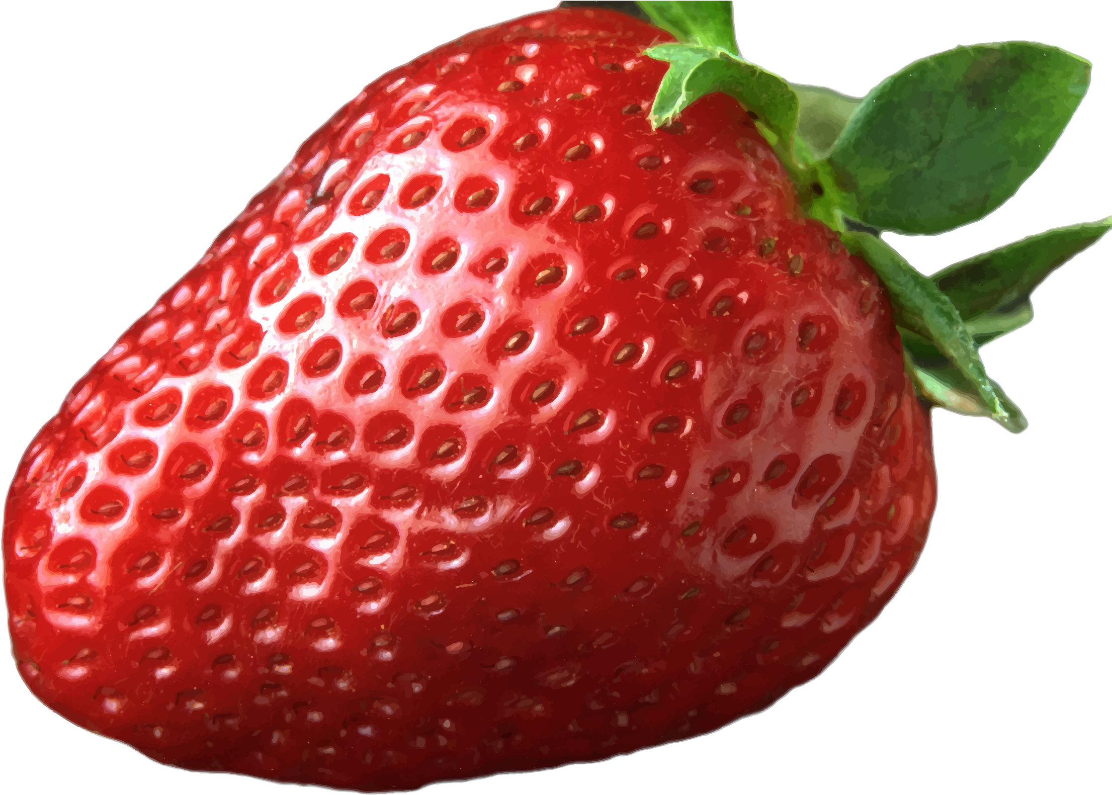 Strawberry Clipart Potassium - Transparent Image Of Strawberry (2399x1603), Png Download
