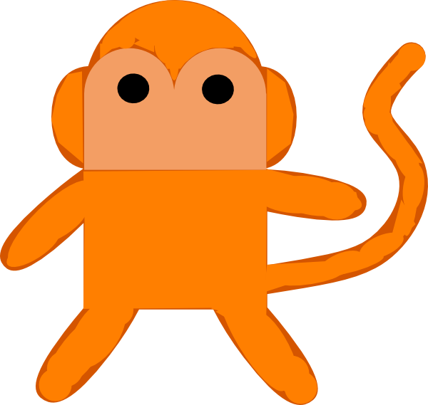 How To Set Use Monkey Svg Vector (600x569), Png Download