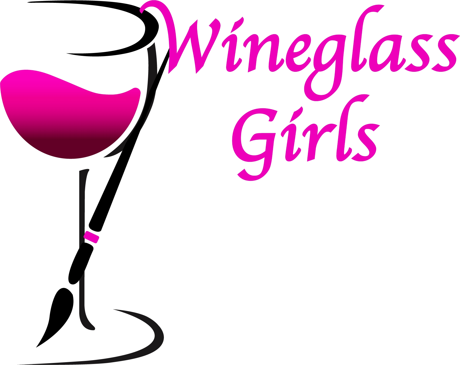 Wineglass Girls - Paint And Sip Clip Art (1788x1419), Png Download