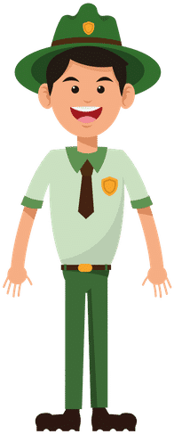 0shares - Forest Ranger Clipart Png (500x500), Png Download