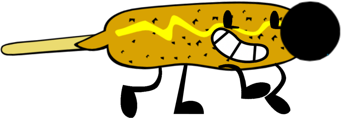 Corn Clipart Yellow Object - Corn Dog Clip Art (1182x676), Png Download