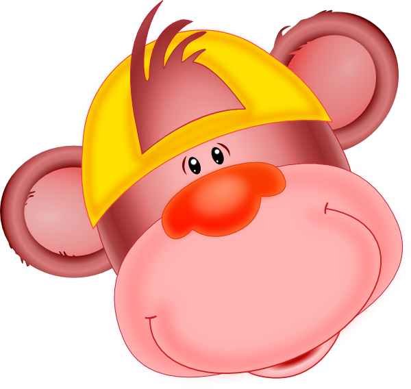 Monkey Svg Clip Arts 600 X 568 Px (600x568), Png Download