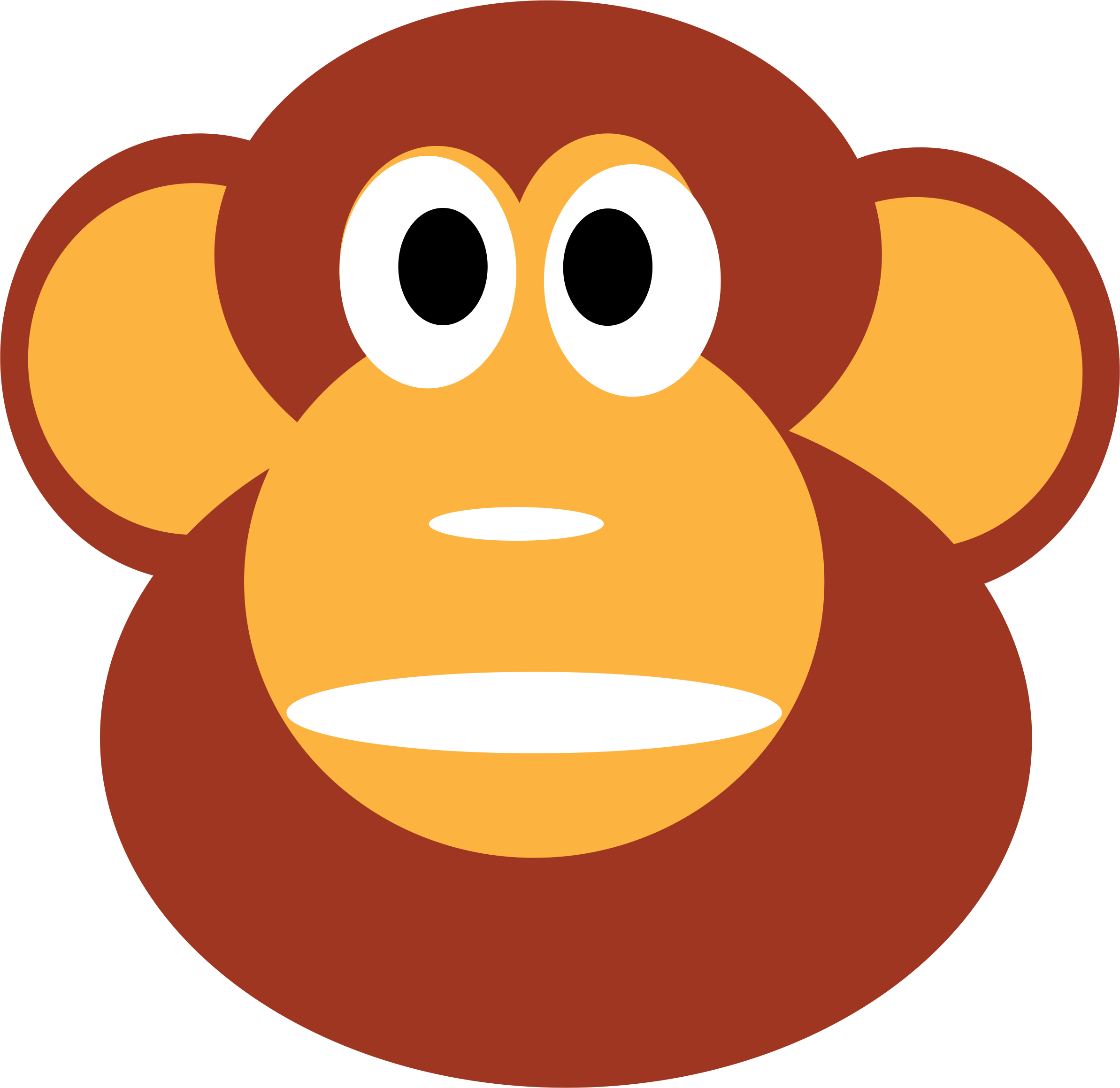 Free Download Monkey Clipart Gorilla Common Chimpanzee - Clip Art (2386x2318), Png Download