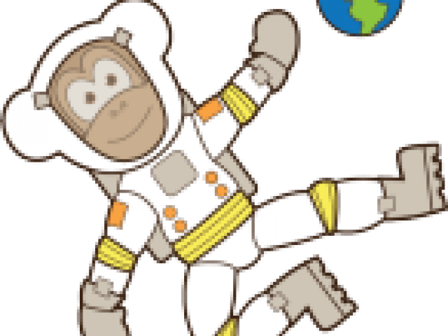 Monkey Clipart Astronaut - Thule Omnistor Carthago Chic Awning Adapter Series (640x480), Png Download