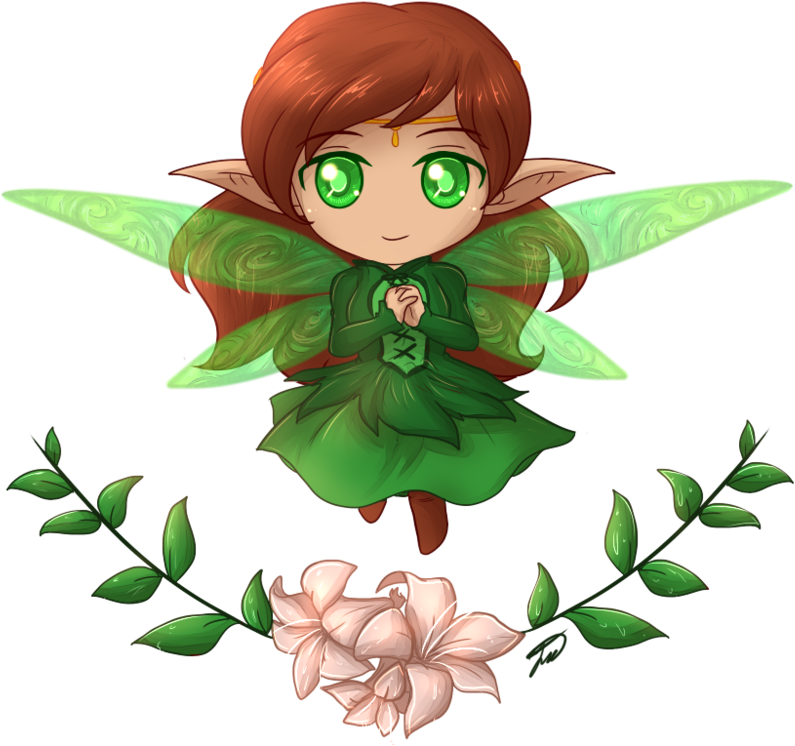 Fairy Clipart Forest - The Forest Fairy (999x799), Png Download