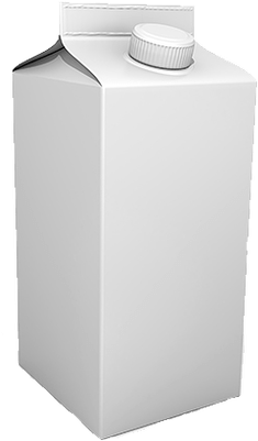 Milk Carton - Milk (400x400), Png Download