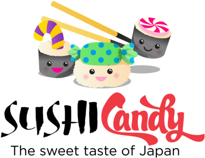 Sushi Clipart Logo - Candy Sushi Cartoon (450x324), Png Download