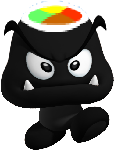 Sushi Goomba - Sushi (570x543), Png Download