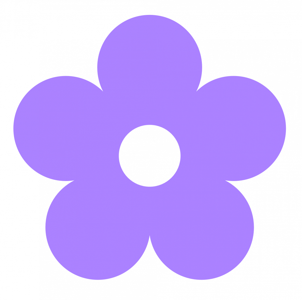 Daisy Clipart Free - Flower Violet Clip Art (974x966), Png Download
