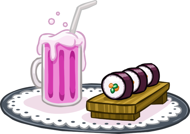 Sushi And Soda - Sushi (640x451), Png Download