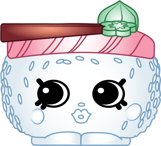 Shopkins Season 8 Japanese Journey Team 8 094 - Suki Sushi (834x834), Png Download