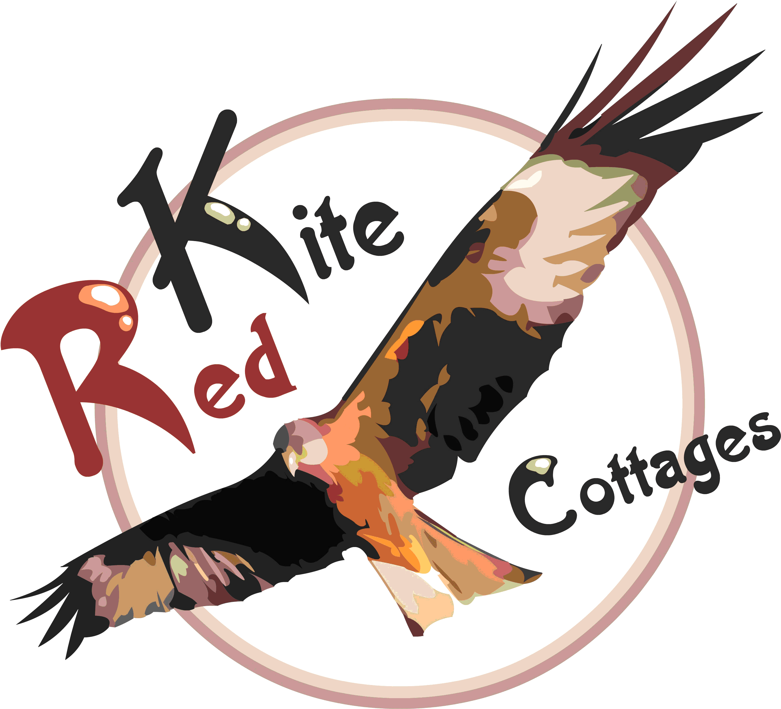 Red Kite Cottages Logo - Red Kite Cottages Ltd (2964x2691), Png Download