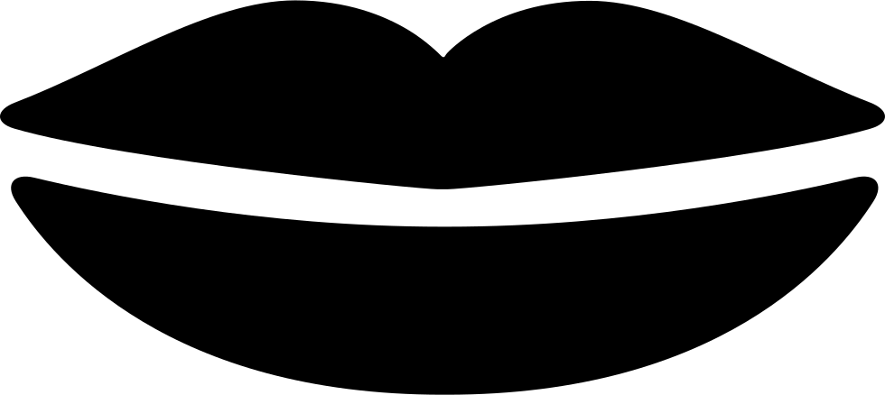 Female Lips Shape Comments - Heart (980x438), Png Download