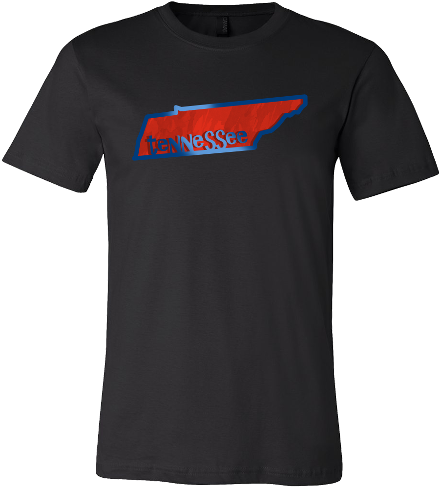 Love Tennessee State Map Outline Souvenir Gift T-shirt - Barstool Sports Espn Lies (1000x1000), Png Download