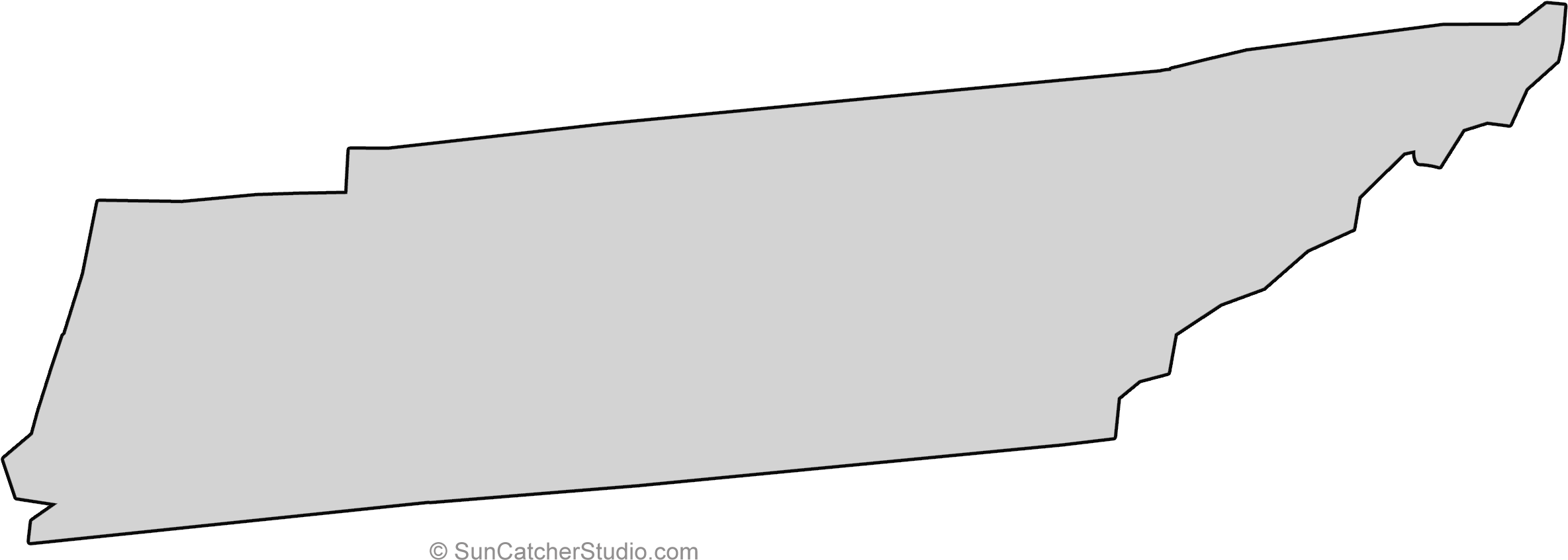 Tennessee - Slope (2408x928), Png Download
