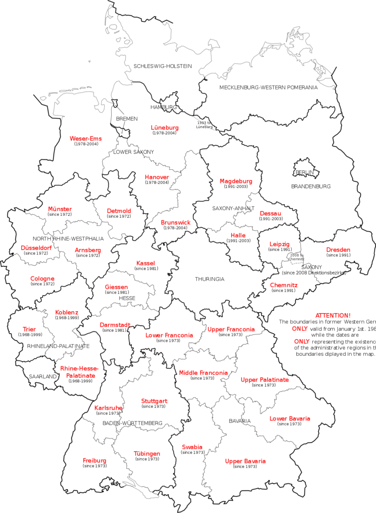 Arresting German Counties Map Me Within X - Districts Of Germany (768x1048), Png Download