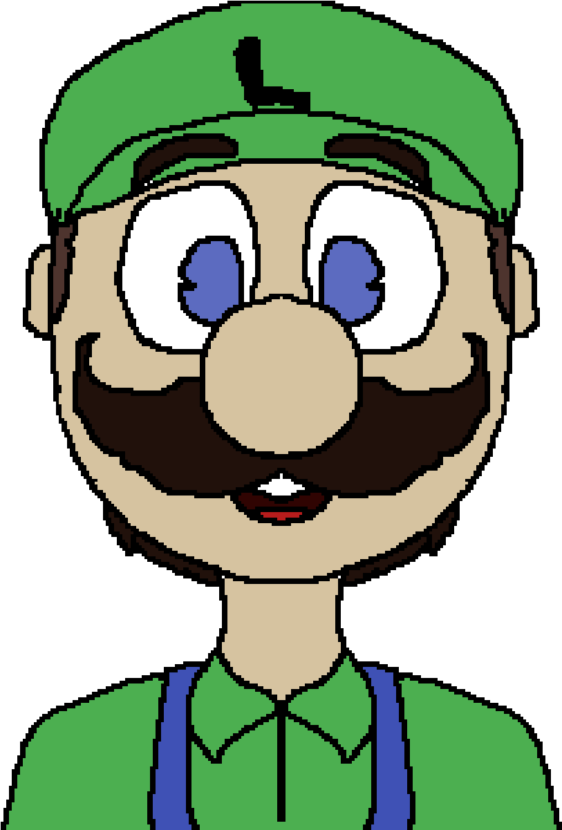 Luigi (1200x1200), Png Download
