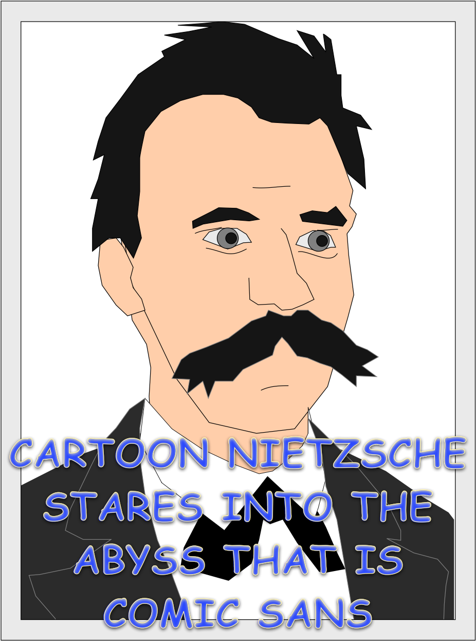 Reading Peterson 6 Jordan B Nietzsche Sits Under The - Cartoon (960x1280), Png Download