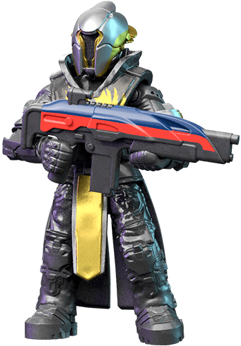 Warlock Dawnblade - Action Figure (349x500), Png Download