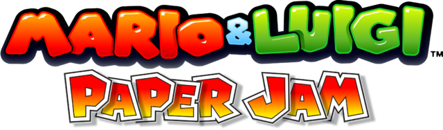 Mario & Luigi - Mario & Luigi Paper Jam Bros. (nintendo 3ds) (640x188), Png Download