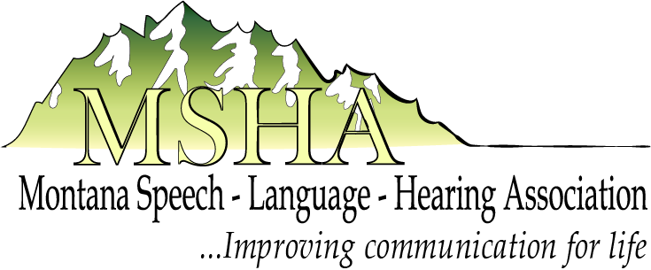 Montana Speech Language Hearing Association Logo - Montana (735x305), Png Download
